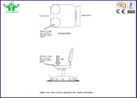 30 ~ 65 سانتیمتر صندلی دفتر صندلی جلوی دستگاه بارگذاری ثابت استاتیک BIFMA X5.1