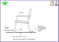 2000kg - 5000kg پد صندلی مقاوم در برابر فشار مقاوم در برابر تجهیزات مبلمان تست 700mm