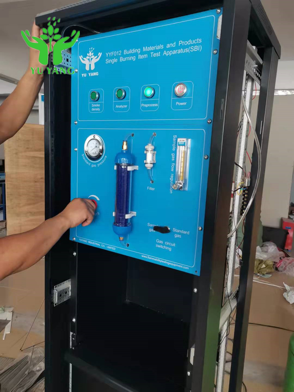 EN 13823 GB/T 20284 تستر تک سوز برای مصالح ساختمانی افقی