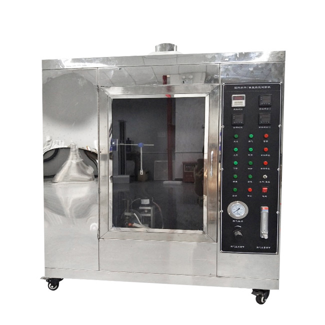 UL 94 ASTM D 635 تست کننده قابل احتراق افقی پلاستیکی تجهیزات آزمایش میزان سوزش