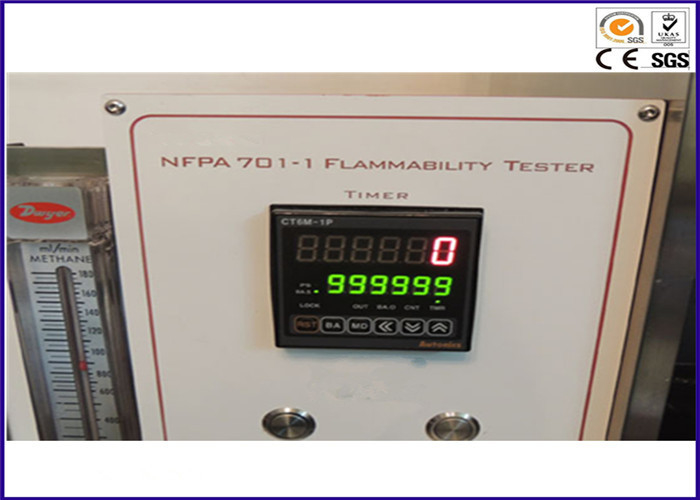 تست تجهیزات آزمایشگاهی برای پارچه NFPA 701 Test Method 1