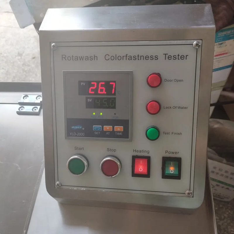 دستگاه مقاومت رنگی Rotawash با کارایی بالا برای آزمایش پارچه با بدن فولاد ضد زنگ و زمان اجرا قابل تنظیم