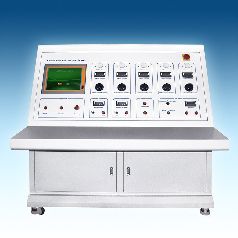 IEC60331 سیم تست تجهیزات کابل مقاومت به مقاومت در برابر آتش برای مدار یکپارچگی تحت شرایط آتش