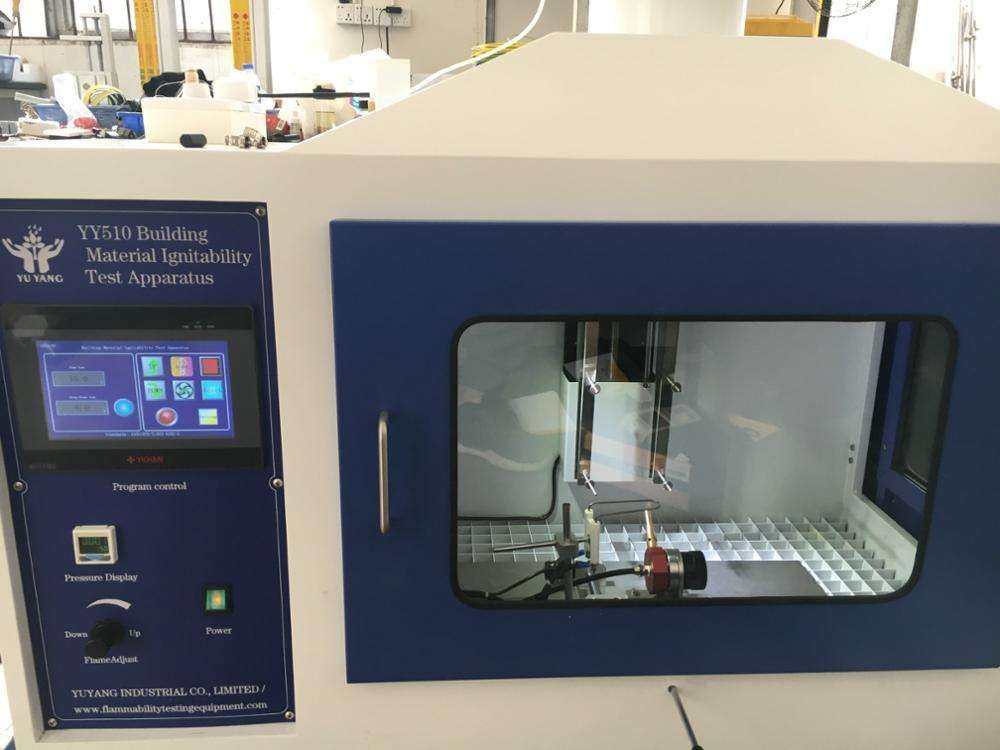 تجهیزات آزمایش قابل احتراق برای آزمایش نوردهی سطح لبه ساختارهای ساختمان با استاندارد EN ISO 11925-2