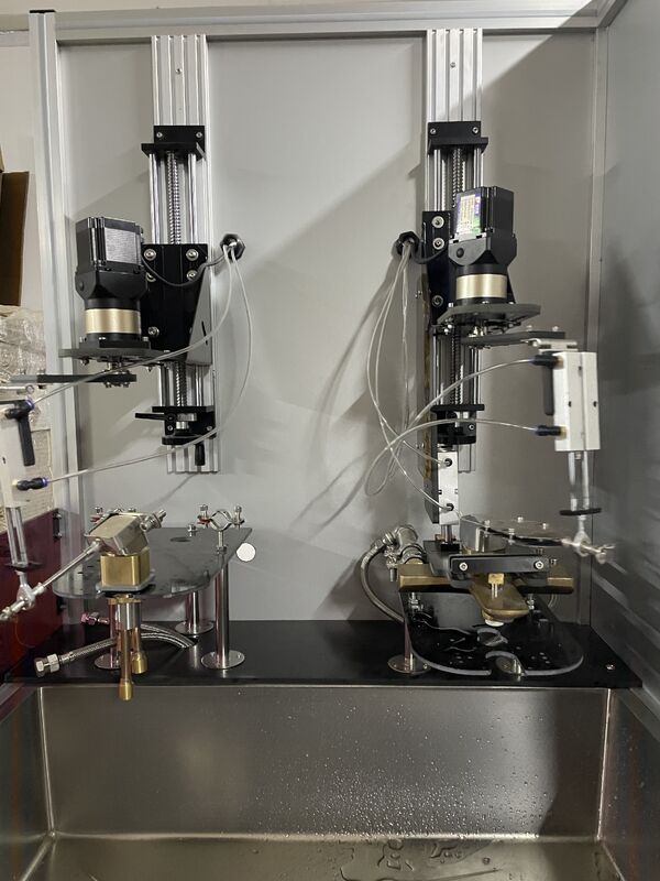 دستگاه تست چرخه عمر شیر آب کنترل‌شده با کامپیوتر EN817 با سرعت قابل تنظیم (0-15 بار در دقیقه) و ساختار استیل ضد زنگ