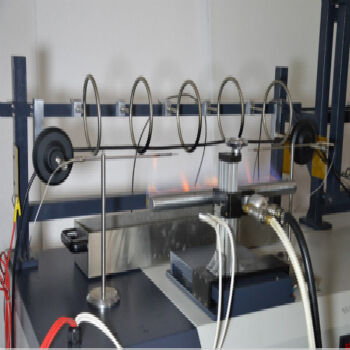 دستگاه تست یکپارچگی مدار کابل‌های الکتریکی IEC 60331، BS 6387، EN 50200 تست آتش، شوک، آب‌پاش