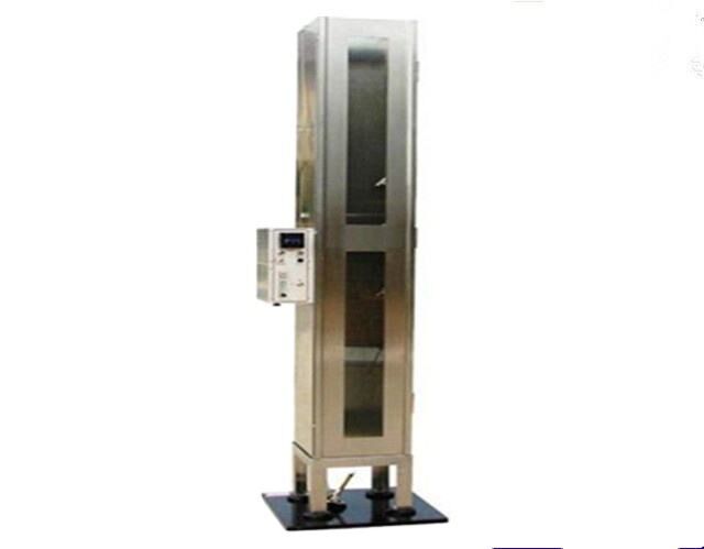 NFPA 701-2004 روش های 2 آزمایش کننده گسترش شعله با 800BTU/ft3 ~ 1000BTU/ft3 گرمای سوزان 100mm نوزل و ساختار فولاد ضد زنگ 304