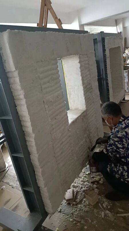 کوره آزمایش مقاومت آتش عمودی مطابق با ISO 834 با دمای 1200 °C و ساخت ماژولار