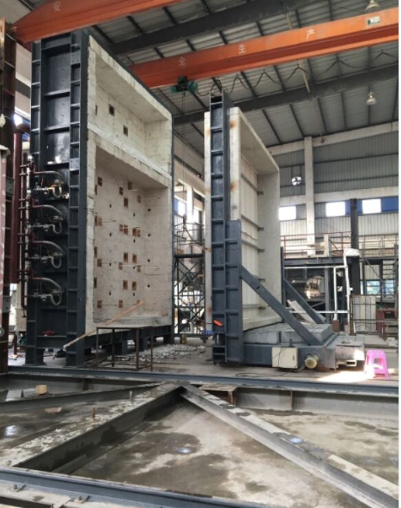 کوره آزمایش مقاومت آتش عمودی مطابق با ISO 834 با دمای 1200 °C و ساخت ماژولار