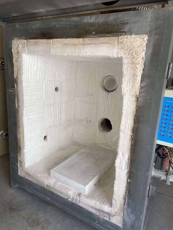 کوره آزمایش مقاومت آتش عمودی مطابق با ISO 834 با دمای 1200 °C و ساخت ماژولار