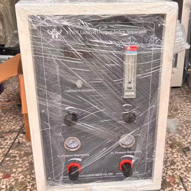 تستر شاخص اکسیژن ASTM D2863 دیجیتال با دقت 0.1% برای اندازه‌گیری دقیق شاخص اکسیژن محدود