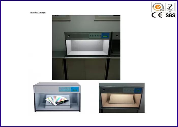 کابینت تطابق رنگ YUYANG کابینت ارزیابی رنگ منبع نور استاندارد برای بررسی جوهر رنگ نساجی