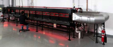 تجهیزات تست اشتعال 12 کیلوولت UL 910 / NFPA 262 Steiner Horizontal Tunnel Test Apparatus