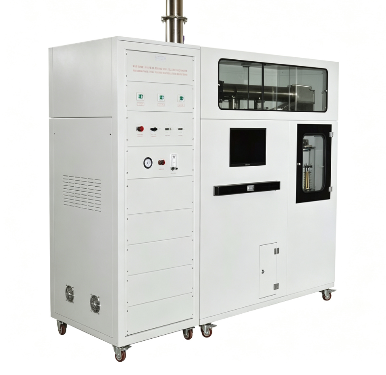 تست کننده قابل احتراق کالری متر مخروط استاندارد ISO 5660 با شدت تابش 100 kW/m2 و مقیاس الکترونیکی با دقت بالا