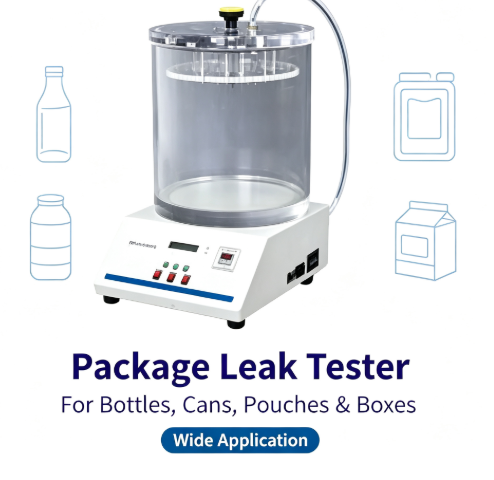 Digital Preset Design Sealed Package Leak Detector with Automatic Compensation and Microcomputer Controlled for Flexible Package Testing