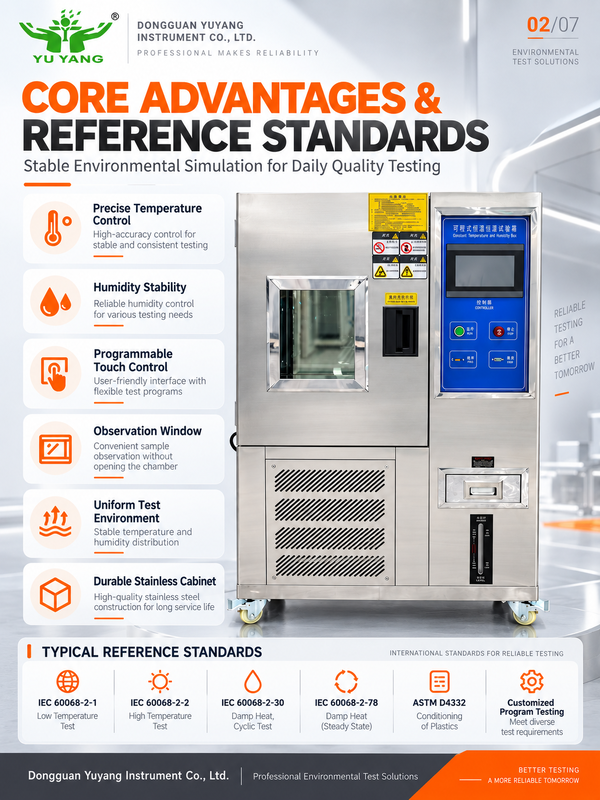Constant Temperature And Humidity Test Chamber 80L 150L 225L Programmable Climate Environmental Test Chamber