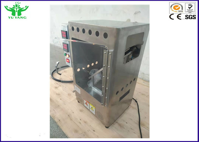 CPSC 16 CFR Part 1611 SPI تستر اشتعال پذیری وینیل پلاستیک فیلم AC 220V 50Hz 3A