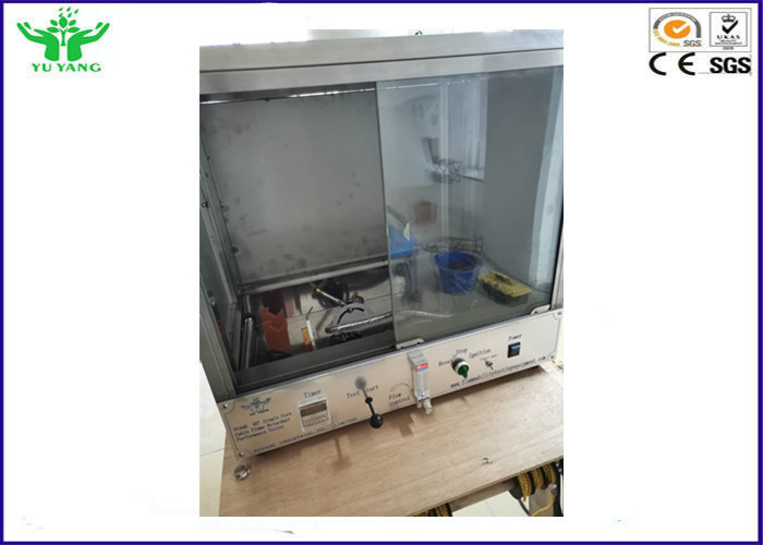 تجهیزات تست قابلیت اشتعال کابل تک هسته ای 45 درجه GB / T 25085 0.1 L ~ 1 L / Min