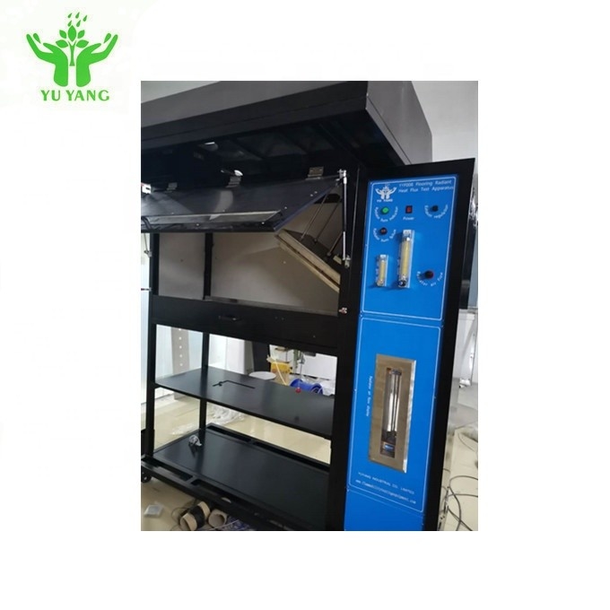 ASTM E648 تست بازدارنده شعله، 120 میلی متر کفپوش تابشی شار حرارتی تجهیزات تست آتش سوزی