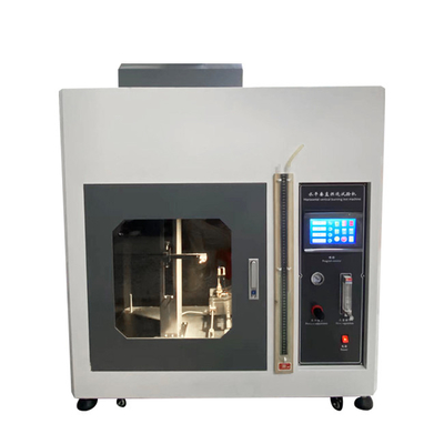 UL 94 ASTM D 635 تست کننده قابل احتراق افقی پلاستیکی تجهیزات آزمایش میزان سوزش