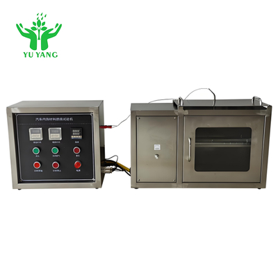 تستر اشتعال پذیری مواد داخلی خودرو استاندارد Din 75200 Fmvss302