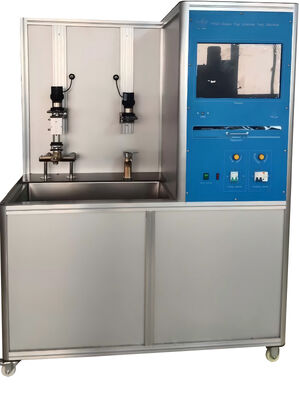 EN817 تست کننده عمر حرفه ای سوئیچ شیر، گردش آب خودکار با گرمایش، آزمایش همزمان دو ایستگاه برای ارزیابی دوام شیر